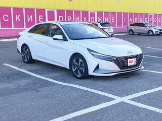 2021 Hyundai Elantra VII (CN7), белый, 1850000 рублей, вид 3