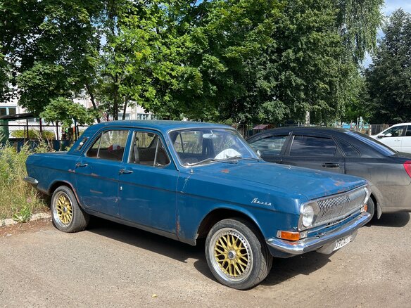 1974 ГАЗ 24 «Волга» 24 I (24), синий, 230000 рублей - вид 1
