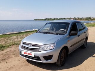2015 Lada (ВАЗ) Granta I, голубой, 560000 рублей, вид 1