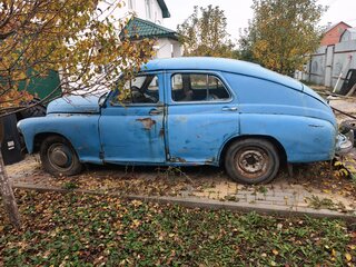 1955 ГАЗ М-20 «Победа», голубой, 95000 рублей, вид 3