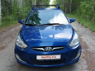 2011 Hyundai Solaris I, синий, 575000 рублей, вид 1