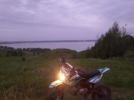 2018 Kayo Basic YX125, голубой, 70000 рублей, вид 5