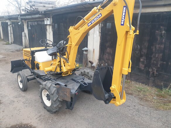 1997 Kubota Миниэкскаваторы, жёлтый, 1100000 рублей