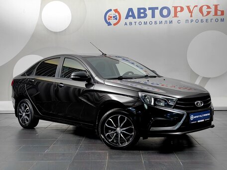 2016 Lada (ВАЗ) Vesta I, чёрный, 737000 рублей, вид 1
