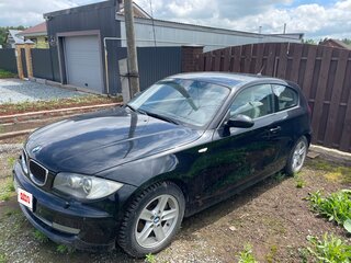 2007 BMW 1 серии 120i I (E81/E82/E87/E88) Рестайлинг, чёрный, 1100000 рублей, вид 1