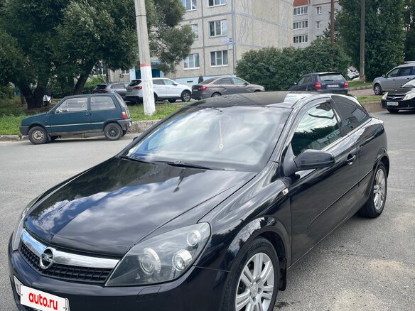 2007 Opel Astra GTC H Рестайлинг, чёрный, 350000 рублей