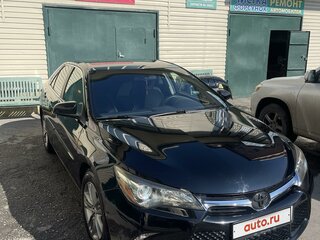 2017 Toyota Camry VII (XV50) Рестайлинг 2, чёрный, 1150000 рублей, вид 2