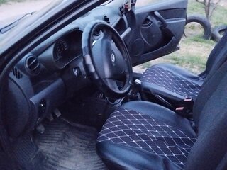 2014 Lada (ВАЗ) Granta I, чёрный, 700000 рублей, вид 2