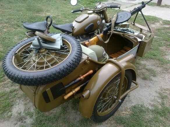 1947 Урал M-72, зелёный - вид 4