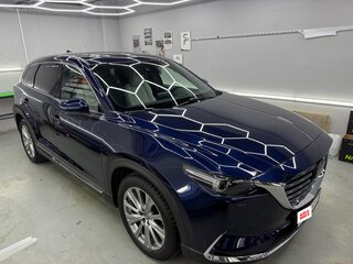 2021 Mazda CX-9 II Рестайлинг, синий, 5000000 рублей, вид 2