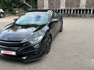 2019 Honda Civic X Рестайлинг, чёрный, 1900000 рублей, вид 2