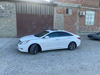 2010 Hyundai Sonata VI (YF), белый, 859000 рублей, вид 4