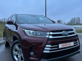 2018 Toyota Highlander III (XU50) Рестайлинг, красный, 3450000 рублей, вид 3