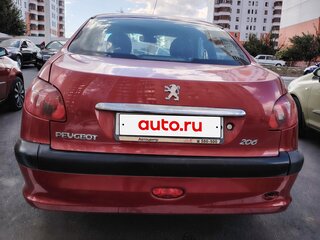 2008 Peugeot 206, красный, 230000 рублей, вид 4