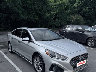 2018 Hyundai Sonata VII (LF) Рестайлинг, серый, 1670000 рублей, вид 3