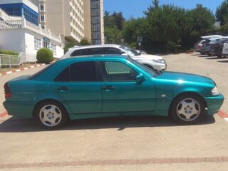 1999 Mercedes-Benz C-Класс 180 I (W202) Рестайлинг, зелёный, 660000 рублей, вид 3