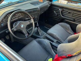 1984 BMW 3 серии 320i II (E30), голубой, 1500000 рублей, вид 4