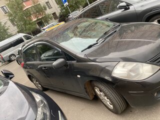 2010 Nissan Tiida I Рестайлинг, чёрный, 465000 рублей, вид 4