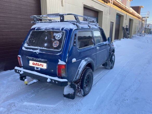 1998 Lada (ВАЗ) 2121 (4x4) I Рестайлинг, синий, 420000 рублей - вид 2