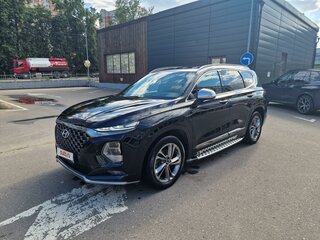 2019 Hyundai Santa Fe IV, чёрный, 3199999 рублей, вид 1