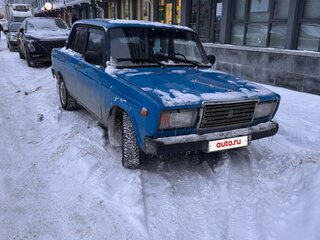 1999 Lada (ВАЗ) 2107, серебристый, 89000 рублей, вид 2