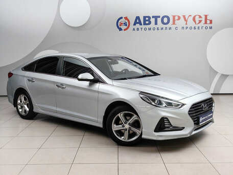 2019 Hyundai Sonata VII (LF) Рестайлинг, серебристый, 1499000 рублей, вид 1