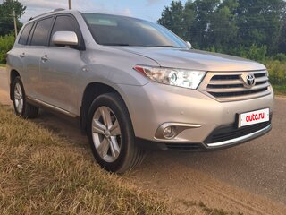 2012 Toyota Highlander II (XU40) Рестайлинг, серебристый, 2200000 рублей, вид 2