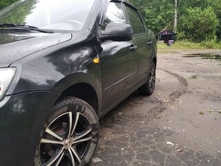 2012 Lada (ВАЗ) Granta I, чёрный, 300000 рублей, вид 5