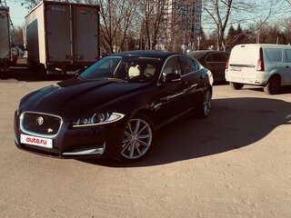 2014 Jaguar XF I Рестайлинг, синий, 1400000 рублей, вид 2