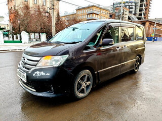 2011 Nissan Serena IV (C26), фиолетовый, 1250000 рублей, вид 2
