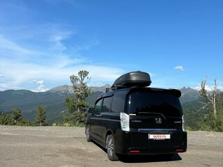 2014 Honda Stepwgn IV Рестайлинг, чёрный, 1700000 рублей, вид 2