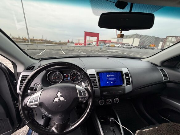 2011 Mitsubishi Outlander II Рестайлинг, синий, 1125000 рублей - вид 5