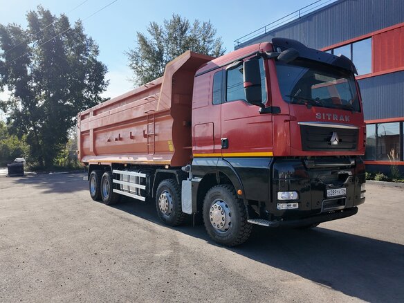 2023 Sinotruk Sitrak C7H, оранжевый - вид 2