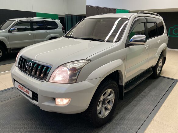2007 Toyota Land Cruiser Prado 120 Series, белый, 2657777 рублей