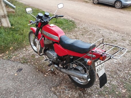 1983 Jawa 350/634, красный, 175000 рублей, вид 4