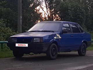 1999 Lada (ВАЗ) 21099, синий, 70000 рублей, вид 1
