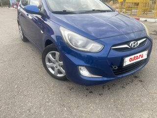 2012 Hyundai Solaris I, синий, 295000 рублей, вид 2