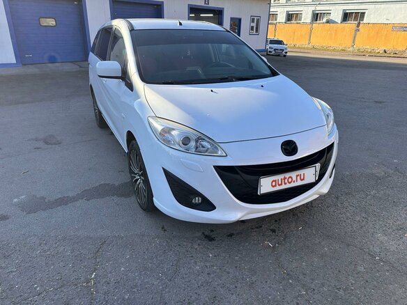 2011 Mazda 5 II (CW), белый, 1150000 рублей