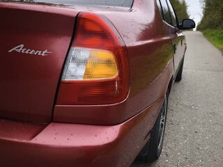 2006 Hyundai Accent ТагАЗ II, красный, 399000 рублей, вид 4