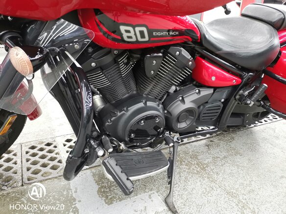2015 Yamaha XVS1300, красный - вид 7