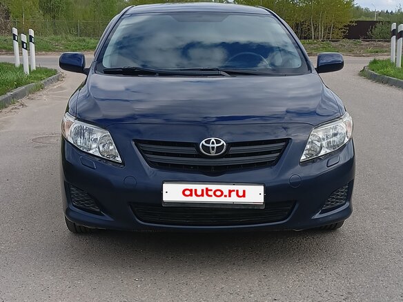 2008 Toyota Corolla X (E140, E150), синий, 780000 рублей - вид 1