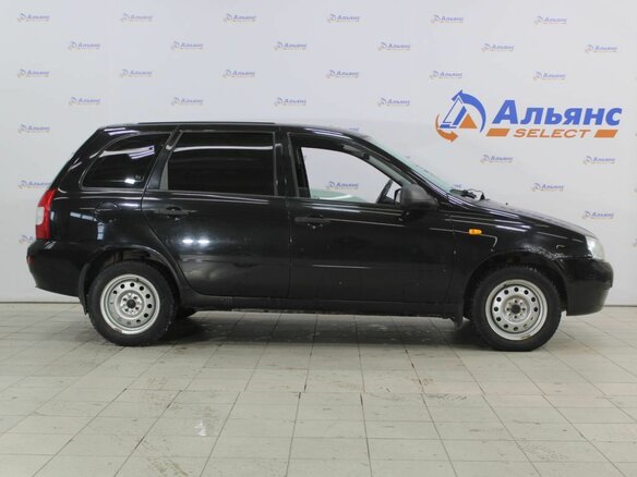 2010 Lada (ВАЗ) Kalina I, чёрный - вид 2