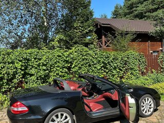 2007 Mercedes-Benz SL-Класс 550 V (R230) Рестайлинг, чёрный, 3600000 рублей, вид 3