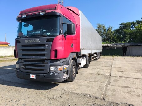 2008 Scania R-Series, пурпурный, 1900000 рублей, вид 1