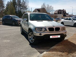 2002 BMW X5 3.0i I (E53), серебристый, 1050000 рублей, вид 1