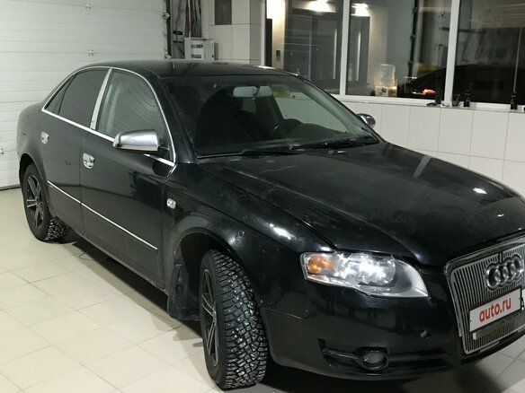 2006 Audi A4 III (B7), чёрный