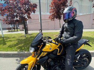 2015 Yamaha MT-09 (FZ-09), жёлтый, 839000 рублей, вид 2