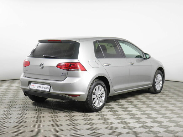 2013 Volkswagen Golf VII, серебристый - вид 4