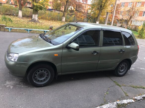 2012 Lada (ВАЗ) Kalina I, зелёный, 430000 рублей - вид 3