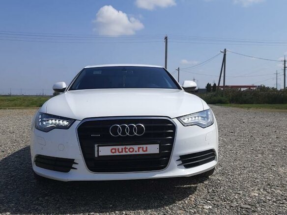 2011 Audi A6 IV (C7), белый - вид 1
